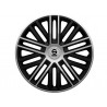 SPARCO wheel covers BERGAMO - 14" (Black/Silver)