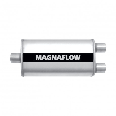 1x input / 2x output MagnaFlow steel muffler 12590 | races-shop.com