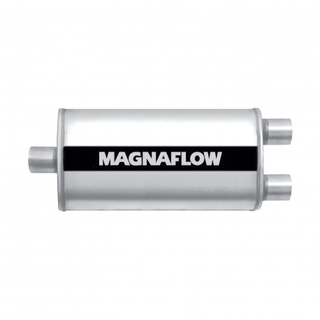 1x input / 2x output MagnaFlow steel muffler 12595 | races-shop.com