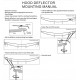 Hood deflectors Front hood deflector for AUDI Audi A3 8V 2012-2020 | races-shop.com