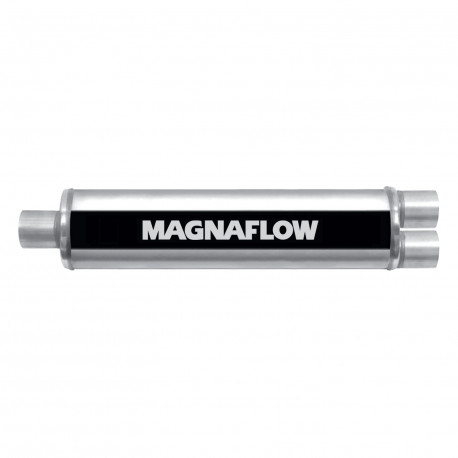 1x input / 2x output MagnaFlow steel muffler 12762 | races-shop.com