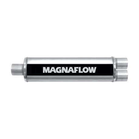 1x input / 2x output MagnaFlow steel muffler 12763 | races-shop.com