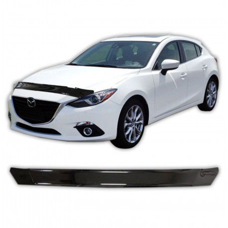 Hood deflectors Front hood deflector for MAZDA 3 sedan 2013-2019 | races-shop.com