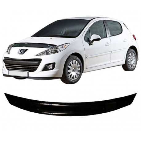Hood deflectors Front hood deflector for PEUGEOT 207 2009-2012 | races-shop.com