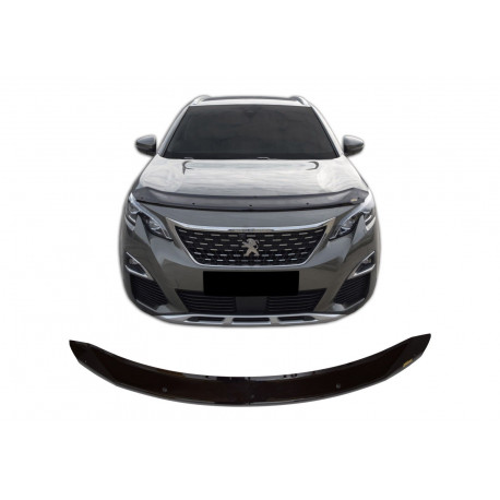Hood deflectors Front hood deflector for PEUGEOT 3008 2018- | races-shop.com