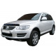 Hood deflectors Front hood deflector for VOLKSWAGEN Touareg 2007-2009 | races-shop.com