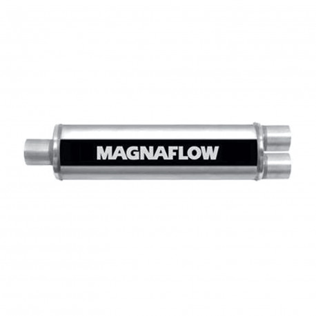 1x input / 2x output MagnaFlow steel muffler 13761 | races-shop.com