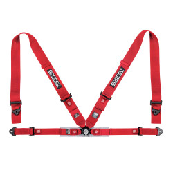 FIA 4 point safety belts SPARCO SPORT H-4 red