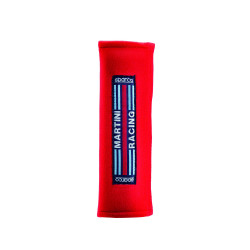 Seat belt pad Sparco MARTINI RACING, red