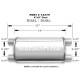 2x input / 2x output MagnaFlow steel muffler 14379 | races-shop.com