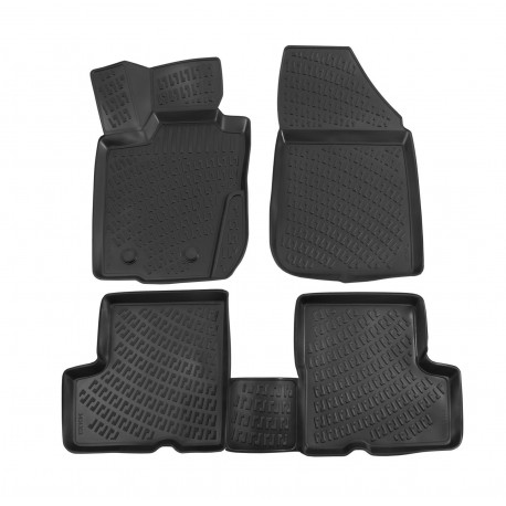 For specific model Rubber car floor mats for DACIA Duster 2WD 2018-up | races-shop.com