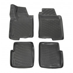Rubber car floor mats for FIAT Panda 2012- up