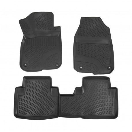 For specific model Rubber car floor mats for HONDA CR-V 2018-up | races-shop.com