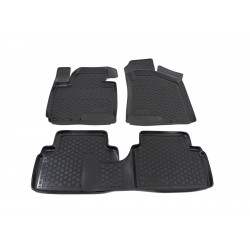 Rubber car floor mats for HYUNDAI ix35 2010-2015