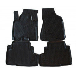Rubber car floor mats for HYUNDAI ix20 2009-2018