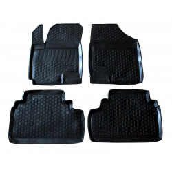 Rubber car floor mats for KIA Venga 2009-2018