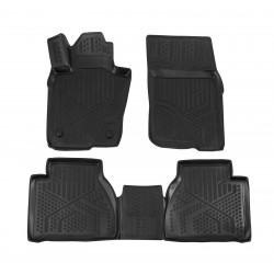 Rubber car floor mats for MERCEDES X - Class Pick up 2017-up