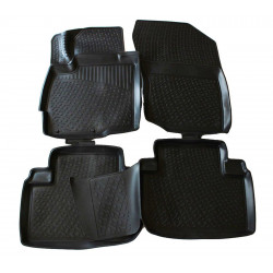 Rubber car floor mats for MITSUBISHI Outlander III 2014-up