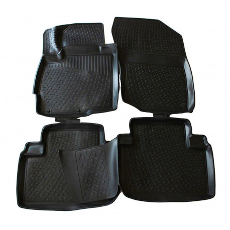 For specific model Rubber car floor mats for MITSUBISHI Outlander III 2014-up | races-shop.com