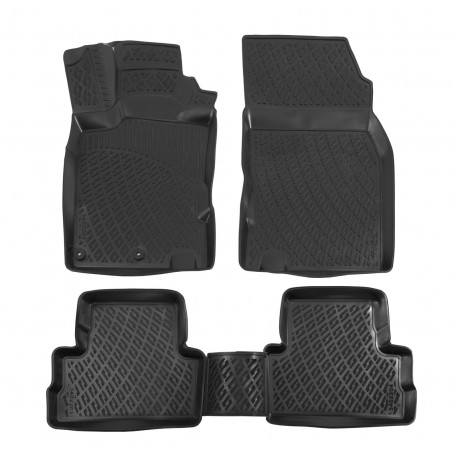 For specific model Rubber car floor mats for NISSAN Qashqai 2014-2021 | races-shop.com