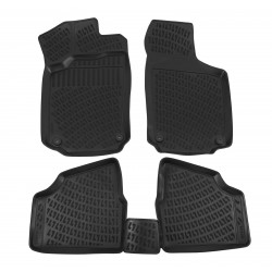 Rubber car floor mats for OPEL Corsa C 2000-2006