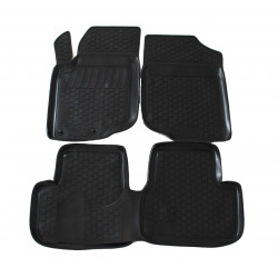 Rubber car floor mats for PEUGEOT 207 2006-2012