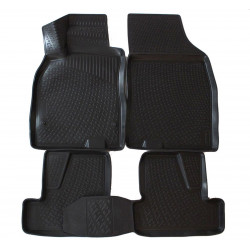 Rubber car floor mats for RENAULT Megane III 2008-2015