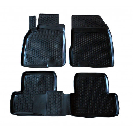 For specific model Rubber car floor mats for RENAULT Fluence 2009-up | races-shop.com