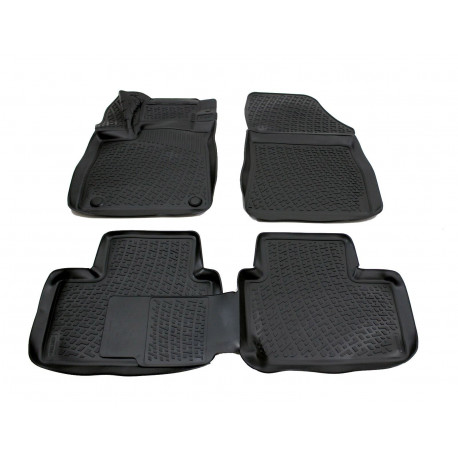 For specific model Rubber car floor mats for RENAULT Talisman 2016-up | races-shop.com