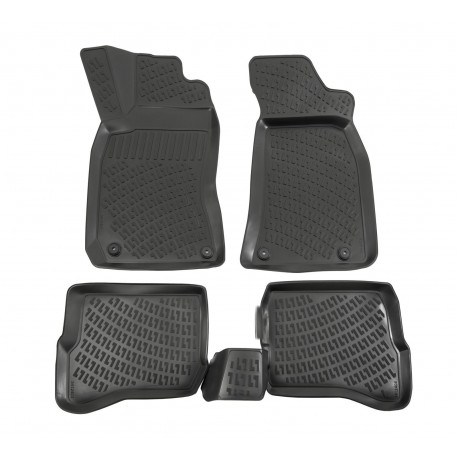For specific model Rubber car floor mats for SKODA Superb I 2001-2008 | races-shop.com