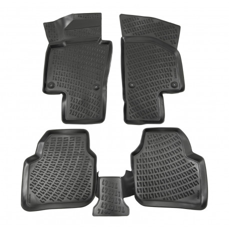 For specific model Rubber car floor mats for SKODA Superb II 2008 -2014 | races-shop.com