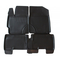 Rubber car floor mats for TOYOTA Yaris 2005-2010