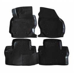 Rubber car floor mats for VOLVO V70 III 2007-2016
