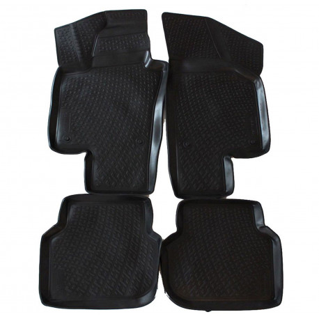 For specific model Rubber car floor mats for VOLKSWAGEN Jetta 2011-2018 | races-shop.com