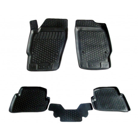 For specific model Rubber car floor mats for VOLKSWAGEN Polo V 6R 2009 -2017 | races-shop.com
