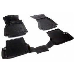 Rubber car floor mats for AUDI A6 C7 2011- up