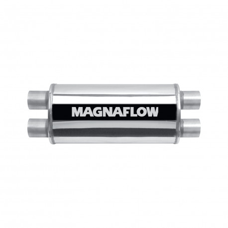 2x input / 2x output MagnaFlow steel muffler 14468 | races-shop.com