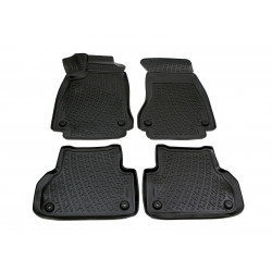 Rubber car floor mats for AUDI A4 B9 2015 - up