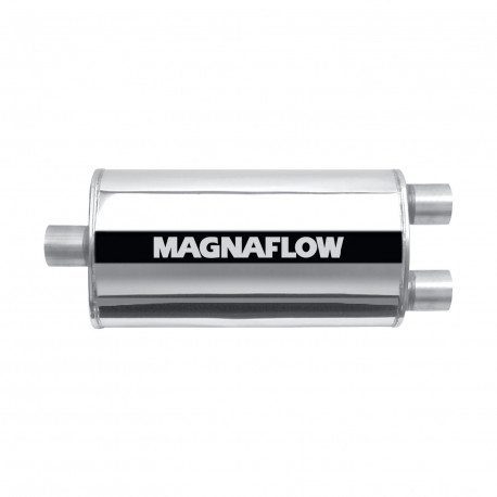 1x input / 2x output MagnaFlow steel muffler 14580 | races-shop.com