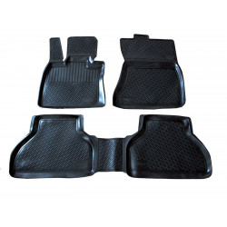 Rubber car floor mats for BMW 5 Series (E39) 1996 -2003