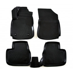 Rubber car floor mats for CITROEN C4 Cactus 2014-up