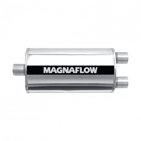 1x input / 2x output MagnaFlow steel muffler 14587 | races-shop.com