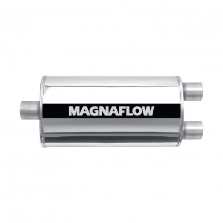 1x input / 2x output MagnaFlow steel muffler 14588 | races-shop.com