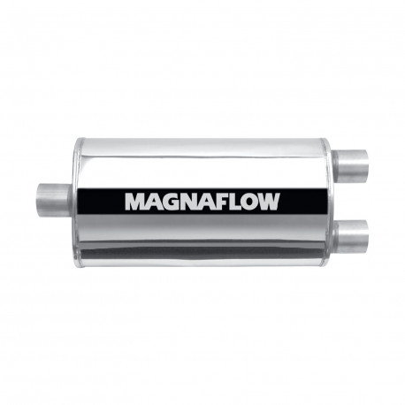 1x input / 2x output MagnaFlow steel muffler 14595 | races-shop.com