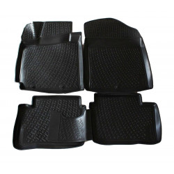 Rubber car floor mats for KIA Picanto 2011-2017