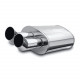 Dual Tips MagnaFlow Stainless muffler 14801 with E9 approval | races-shop.com