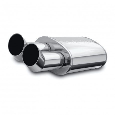 Dual Tips MagnaFlow Stainless muffler 14803 with E9 approval | races-shop.com