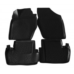 Rubber car floor mats for CITROEN Elysee 4D 2013- up