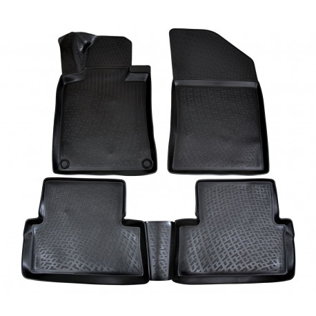 For specific model Rubber car floor mats for PEUGEOT 508 SW 2011-up | races-shop.com