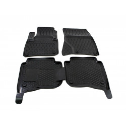 Rubber car floor mats for VOLKSWAGEN Touareg 2010-2018
